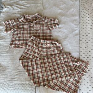 Rylee and Cru Plaid Pajama Set
